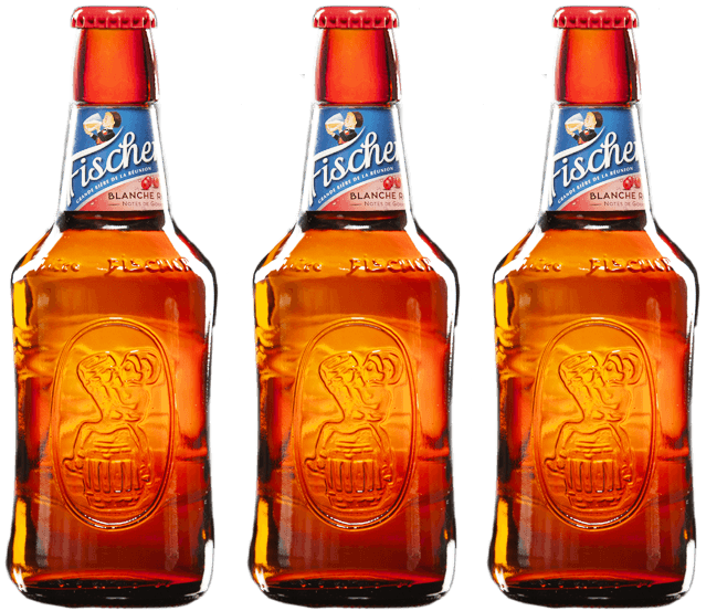 Fischer Réunion Blanche Rosée Bière Fischer Blanche Rosée